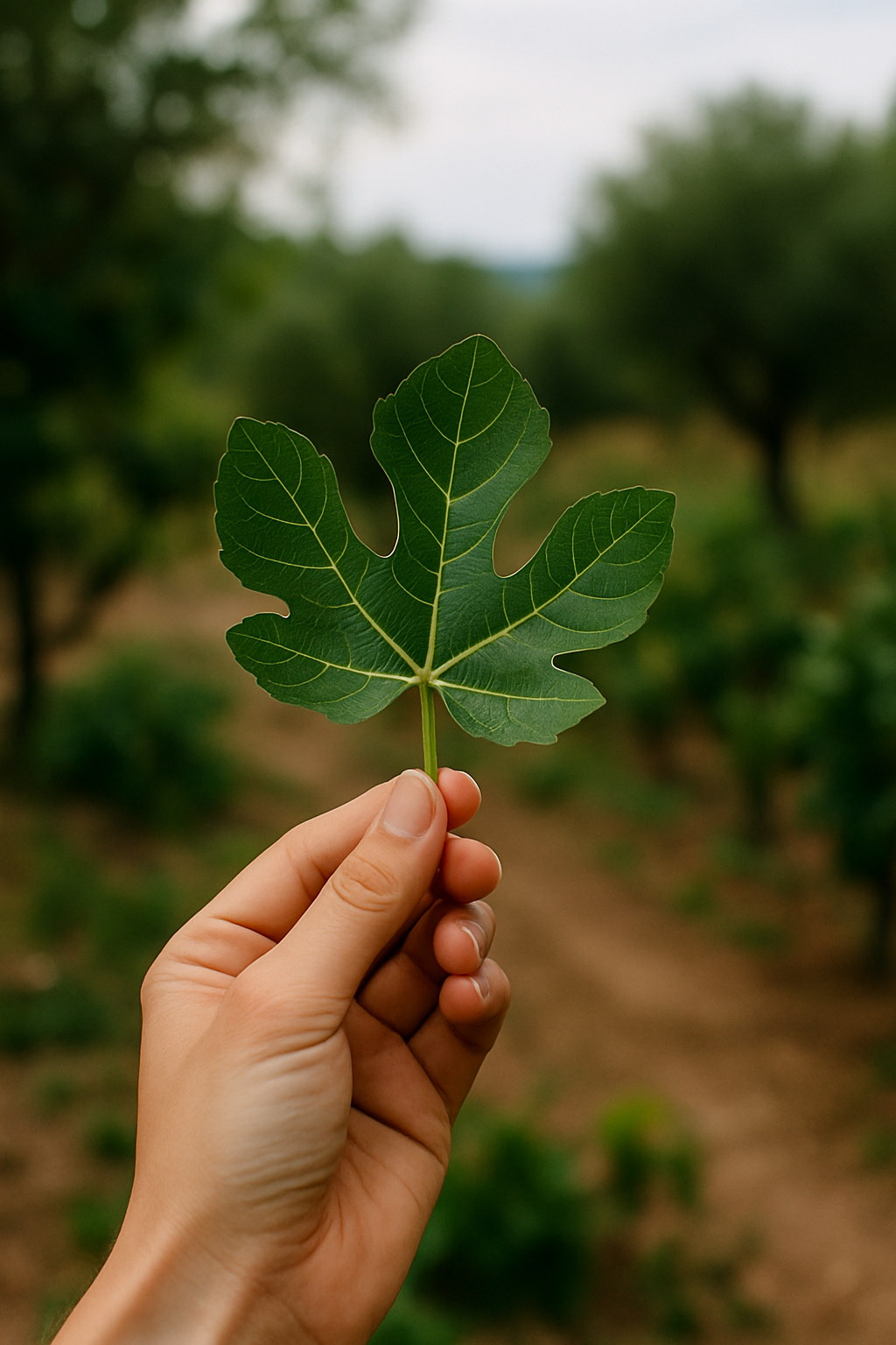 MUTO – Botanical Painting with Olive Leaf and Natural Root – LIMITED EDITION